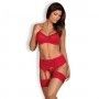 Image: CONJUNTO JOLIEROSE OBSESSIVE VERMELHO on Prazer24 Sex Shop Online