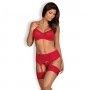Image: OBSESSIVE JOLIEROSE SET RED on Prazer24 Sex Shop Online
