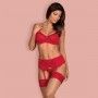 Image: CONJUNTO JOLIEROSE OBSESSIVE VERMELHO on Prazer24 Sex Shop Online