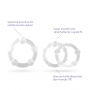 ENSEMBLE D’ANNEAUX DE PÉNIS TRIPLE BEAD TRANSPARENTS CRUSHIOUS