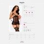 Image: OBSESSIVE HEARTIA CORSET AND THONG BLACK on Prazer24 Sex Shop Online