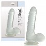 DILDO REAL RAPTURE FIRE PASSION 8'' TRANSPARENTE