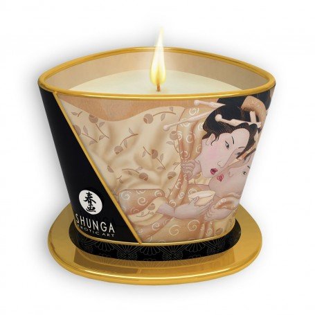 PACK DE 24 VELA DE MASSAGEM SHUNGA DESIRE BAUNILHA FETISH 170ML