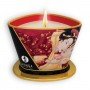 24 PACK SHUNGA ROMANCE MASSAGE CANDLE SPARKLING STRAWBERRY WINE 170ML