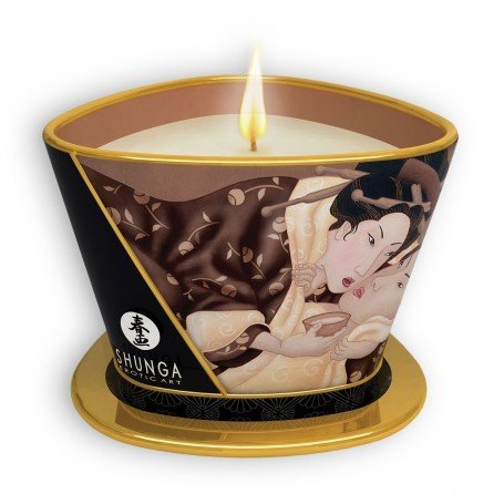 24 PACK SHUNGA EXCITATION MASSAGE CANDLE CHOCOLATE 170ML