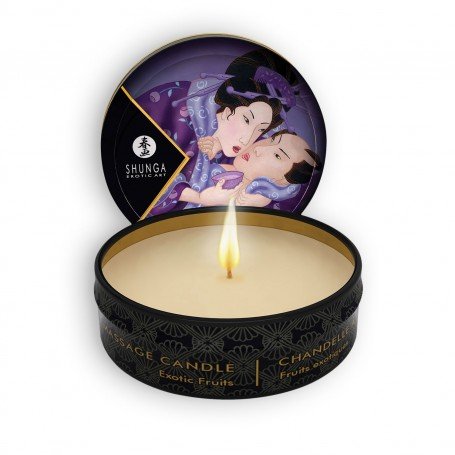 Image: 6 PACK SHUNGA EXOTIC FRUITS MASSAGE CANDLE 30ML on Prazer24 Sex Shop Online