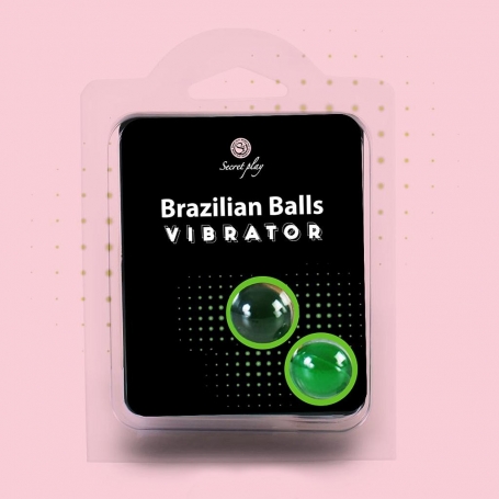 BRAZILIAN LUBRICANT BALLS SHOCK VIBRATING EFFECT 2 X 4GR