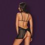 Image: OBSESSIVE MILLAGRO CHEMISE AND THONG BLACK on Prazer24 Sex Shop Online