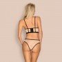 Image: OBSESSIVE NUDELIA TOP SET BLACK on Prazer24 Sex Shop Online