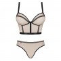 Image: OBSESSIVE NUDELIA TOP SET BLACK on Prazer24 Sex Shop Online
