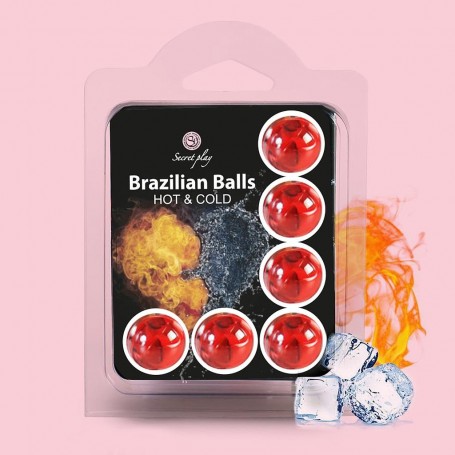 Image: BOLAS LUBRIFICANTES BRAZILIAN BALLS EFEITO FRIO E CALOR 6 X 4GR on Prazer24 Sex Shop Online