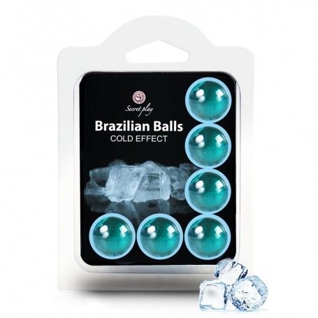 Image: BRAZILIAN LUBRICANT BALLS COOL EFFECT 6 x 4GR on Prazer24 Sex Shop Online