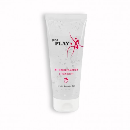 Image: JUST PLAY STRAWBERRY WATER BASED LUBRICANT 200ML on Prazer24 Sex Shop Online