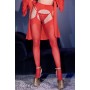 GARTER STOCKINGS CR-4312 RED