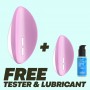 Image: EXCLUSIVE OVO PACK S2 RECHARGEABLE STIMULATOR PINK WITH FREE TESTER AND CRUSHIOUS WATERBASED LUBRICANT 50ML on Prazer24 S