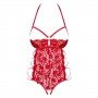Image: OBSESSIVE REDIOSA CROTCHLESS TEDDY RED on Prazer24 Sex Shop Online