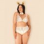 Image: QUEEN SIZE OBSESSIVE NEO GOLDES RABBIT COSTUME YELLOW on Prazer24 Sex Shop Online