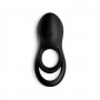 SATISFYER LEGENDARY DUO VIBRATING RING BLACK