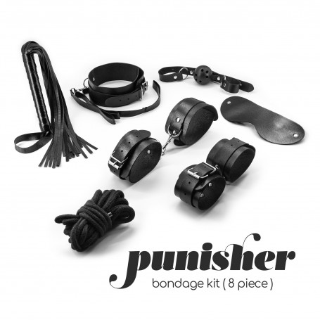 CRUSHIOUS PUNISHER 8 PIECE BONDAGE KIT