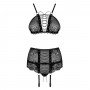 Image: CONJUNTO BASITTA OBSESSIVE NEGRO on Prazer24 Sex Shop Online