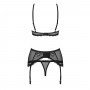 Image: OBSESSIVE BASITTA SET BLACK on Prazer24 Sex Shop Online
