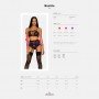Image: OBSESSIVE BASITTA SET BLACK on Prazer24 Sex Shop Online