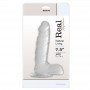 REAL RAPTURE EARTH FLAVOUR DILDO 7.5'' CLEAR