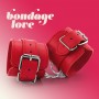 MENOTTES EN CUIRE BONDAGE LOVE CRUSHIOUS ROUGES