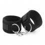 TOUGH LOVE VELCRO HANDCUFFS WITH EXTRA 40CM CHAIN CRUSHIOUS BLACK