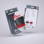 2 SATIN BLINDFOLDS CRUSHIOUS BLACK & RED
