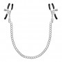 SILVER NIPPLE CHAIN CLAMPS CRUSHIOUS