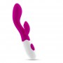 VIBRADOR CON ESTIMULADOR DE CLÍTORIS CHERIE Y LUBRICANTE DE BASE AGUA INCLUIDO CRUSHIOUS