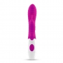 VIBRADOR COM ESTIMULADOR DE CLITÓRIS GUMMIE ROXO E LUBRIFICANTE À BASE DE ÁGUA INCLUÍDO CRUSHIOUS