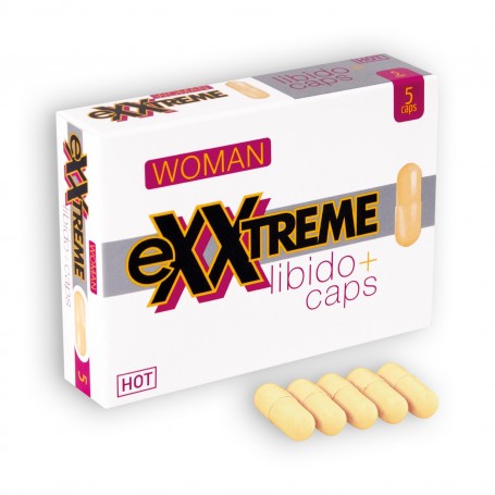 CÁPSULAS ESTIMULANTES EXXTREME LIBIDO+ CAPS PARA MUJERES 5 CÁPSULAS