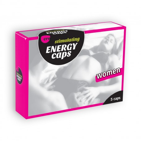 CÁPSULAS ESTIMULANTES STIMULATING ENERGY CAPS PARA MULHER ERO 5 CÁPSULAS