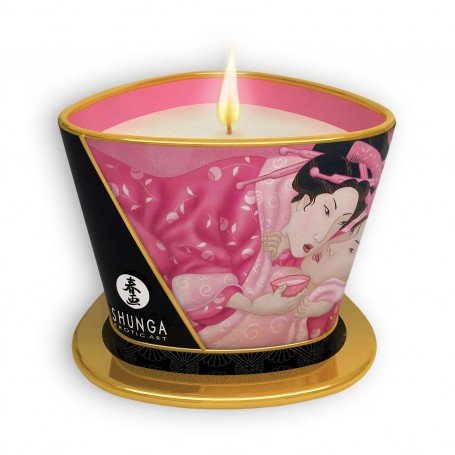 Image: PACK DE 6 VELA DE MASSAGEM SHUNGA APHRODISIA PÉTALAS DE ROSA 170ML on Prazer24 Sex Shop Online