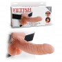 STRAP-ON HUECO CON TESTICULOS 7" FETISH FANTASY SERIES BLANCO