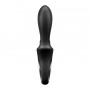 VIBRADOR HEAT CLIMAX + CON APP SATISFYER NEGRO