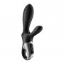 VIBRADOR HEAT CLIMAX + CON APP SATISFYER NEGRO