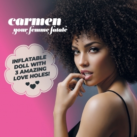CARMEN LA FEMME FATALE POUPÉE GONFLABLE MÉTISSE CRUSHIOUS