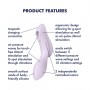SATISFYER CURVY TRINITY 2 VIBRATOR VIOLET