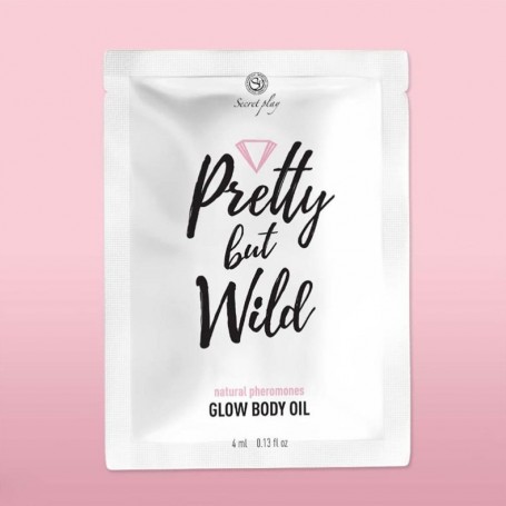 SECRET PLAY PRETTY AND WILD GLOW BODY OIL SACHET 4ML