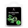 BOLAS LUBRICANTES BESABLES BRAZILIAN BALLS SABOR A MENTA 2 x 4GR