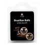 BOLAS LUBRICANTES BESABLES BRAZILIAN BALLS SABOR A CHOCOLATE 2 x 4GR