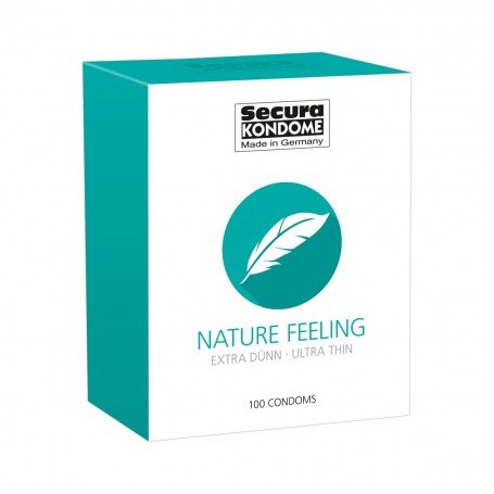Image: NATURE FEELING SECURA KONDOME CONDOMS 100 UNITS on Prazer24 Sex Shop Online