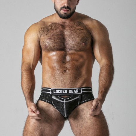 Image: LOCKER GEAR WATCH IT HARD BRIEF WHITE on Prazer24 Sex Shop Online