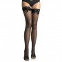 FISHNET THIGH HIGHS WITH BLACK BOWS