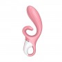 SATISFYER HUG ME VIBRATOR WITH APP PINK