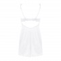 OBSESSIVE AMOR BLANCO CHEMISE AND THONG WHITE