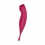 VIBRADOR TWIRLING PRO SATISFYER CON APLICACIÓN CONNECT ROJO